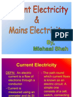 Current and Mains Electricity