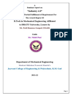 Seminar Report (Industry 4.0)