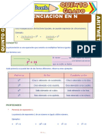 Potenciación en números: conceptos y propiedades