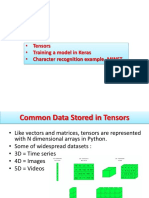 Tensors - Training A Model in Keras - Character Recognition Example - MINST