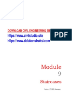 Staircases: Download Civil Engineering Ebook