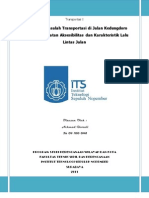 Identifikasi Masalah Transportasi Di Jalan Kedungdoro Melalui Pendekatan Aksesibilitas Dan Karakteristik Lalu Lintas Jalan