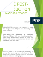 Basic Post-Production: Image-Adjustment