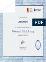 Jobberman Soft Skill Certificate 6232812