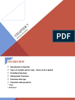 CHAPTER 7 - Functions