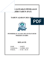 Sampul Soal Pas