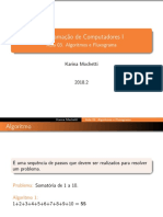 Algoritmos e fluxogramas para problemas matemáticos