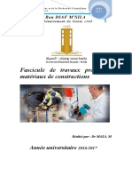 Génie CIVIL TP Physiques Des Matériaux2022