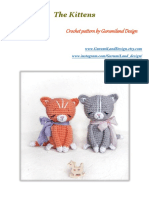 The Kittens: Crochet Pattern by Gurumiland Design