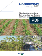 Cerrados: Manejo e Conservação Do Solo e Da Água em Sistema de Plantio Direto No Cerrado