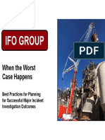 When The Worst Case Happens - Best Practices For Planning For Successful Major Incident Investigation Outcomes