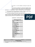 Questionnaire - Bankers Perspective: Respondent's Characteristics Gender