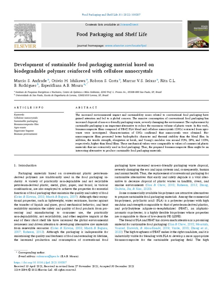 201-Development of Sustainable Food Packaging Material Based On-Arquivo ...