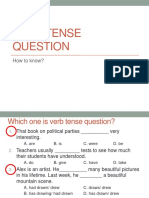 Verb Tense Question