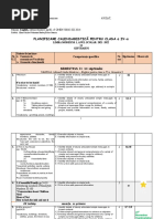 Planificare Clasa a IV a Booklet