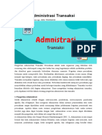 Modul 1 Administrasi Transaksi