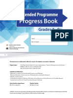 Extended Programme: Progress Book