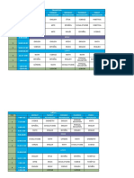 Horarios 2022