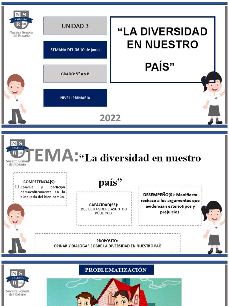 Actividades sobre Diversidad Cultural en Primaria | PDF | Perú | Lengua ...