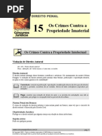 PEN 15 - Os Crimes Contra a Propriedade Imaterial