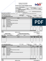 SHS Student Permanent Record Form 137-SHS Title