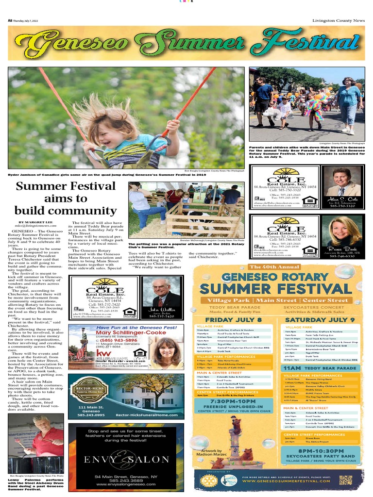 Geneseo Summer Festival PDF