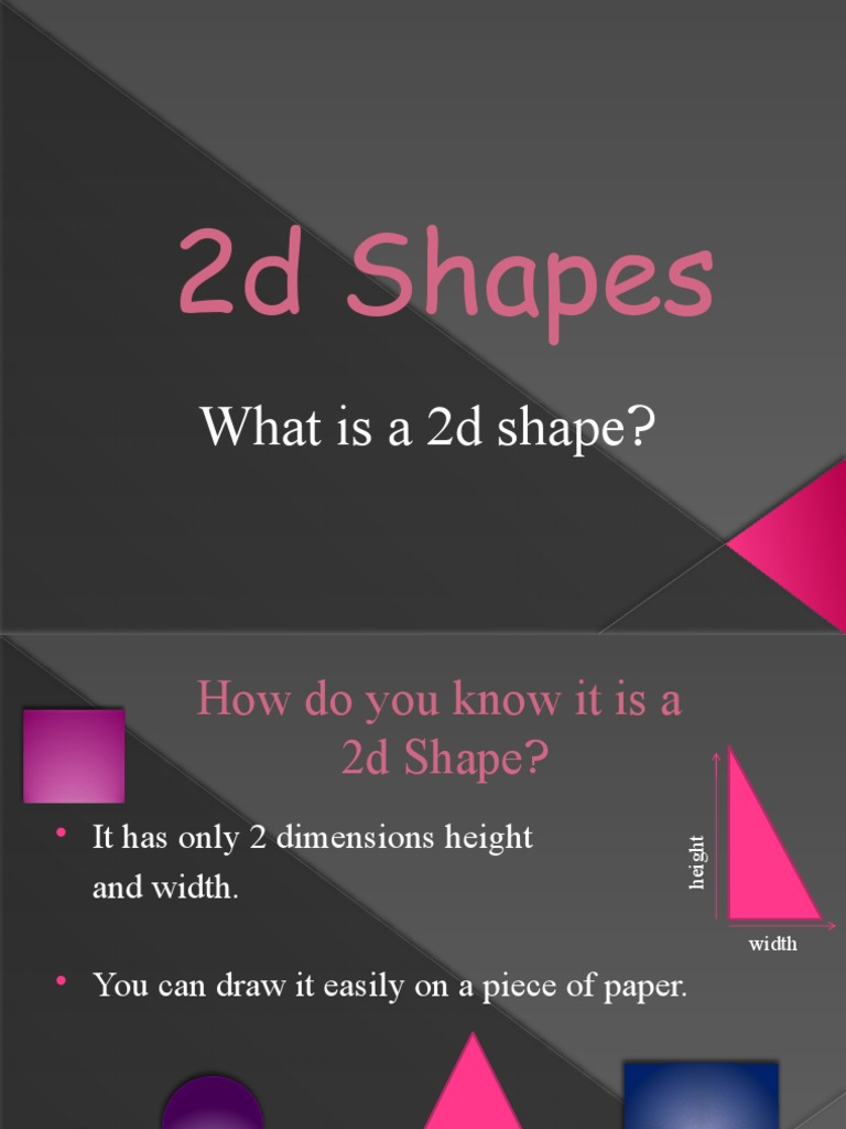 2D Shapes Powerpoint | PDF | Length | Shape