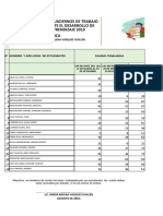 Control uso cuadernos trabajo secundaria matemática