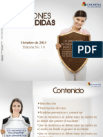 Lecciones Aprendidas Octubre 2013