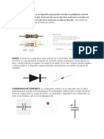 Componentes Electronicos Basico 1ra Fase