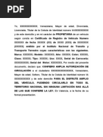 Modelo de Carta de Autorización