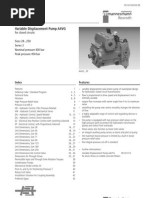 A4VG Repair Manual | PDF
