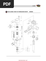 Exploded View of Breaker Body Ghb90: Gorilla Hydraulic Breakers pg.27