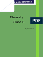 Chemistry: Class 3