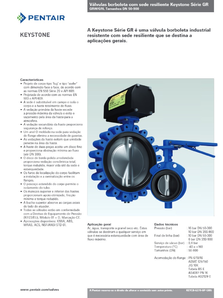 KEYSTONE Válvulas Borboleta | PDF