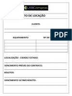 Capa para Pastas - Contrato de Locação 2