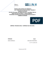 Trabajo Empresas Transnacional y Multinacional