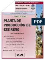 Atoche E. - Planta de Producción de Estireno - Informe #2