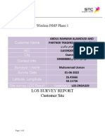 Los Survey Report Customer Site: Wireless PTMP Phase 1
