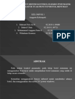 Tugas PPT Peneumatik Dan Hidrolik Rancang Bangun Sistem Kontrol Elekro Pneumatik Sebagai Pengatur Tuas Penutup Botol Minuman - Kelompok 1.......