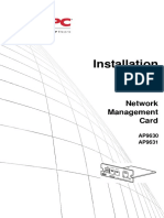 Installation Manual: Network Management Card