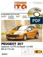 RTA Peugeot 207 1.6 VTi Et 1.6 HDi 90110 CH Auto Volt