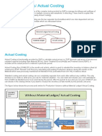 Material Ledgers - Actual Costing