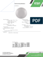 LED emergency bulkhead technical spec