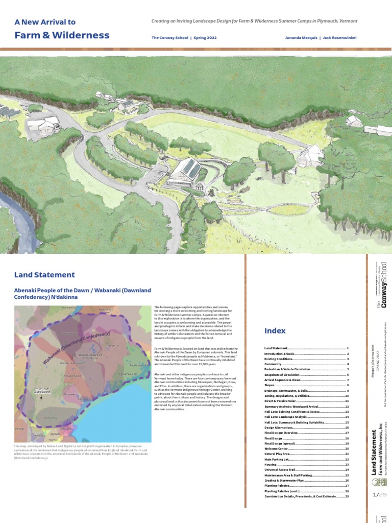 A New Arrival To Farm and Wilderness PDF Traffic Camping
