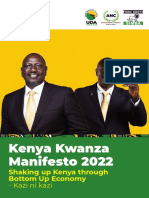Kenya Kwanza Manifesto 2022