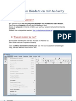 Erstellen Von Hoerdateien Mit Audacity