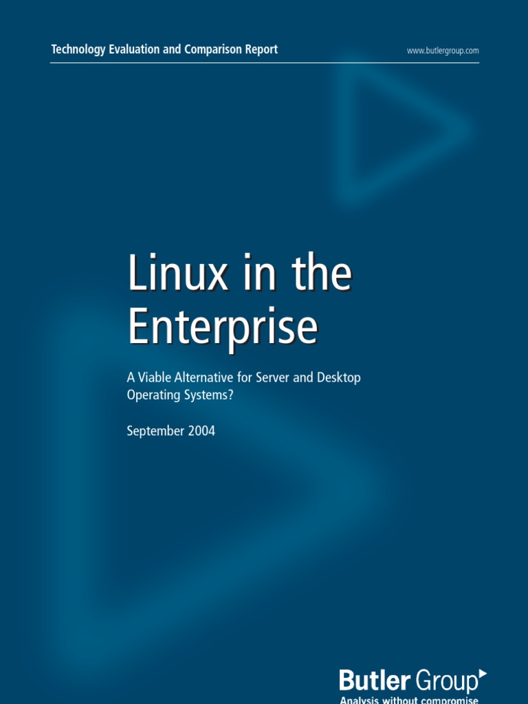 Linux In The Enterprise Linux Kernel Operating System - 