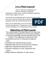 What Is A Plant Layout