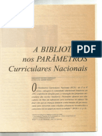 4 CAMPELLO; SILVA, 2000 - A Biblioteca Nos Parâmetros Curriculares Nacionais